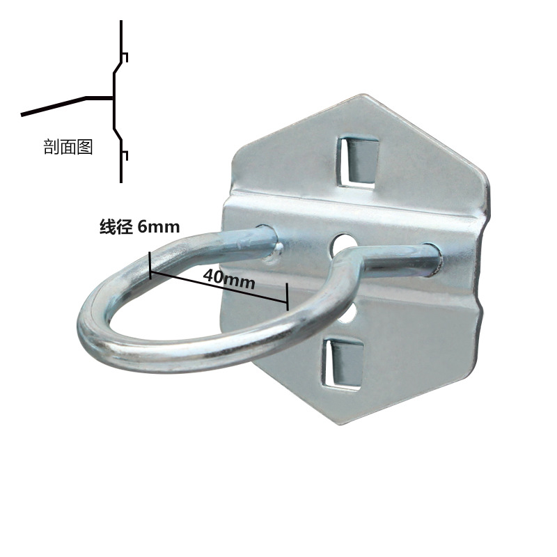 Round hole hook steel