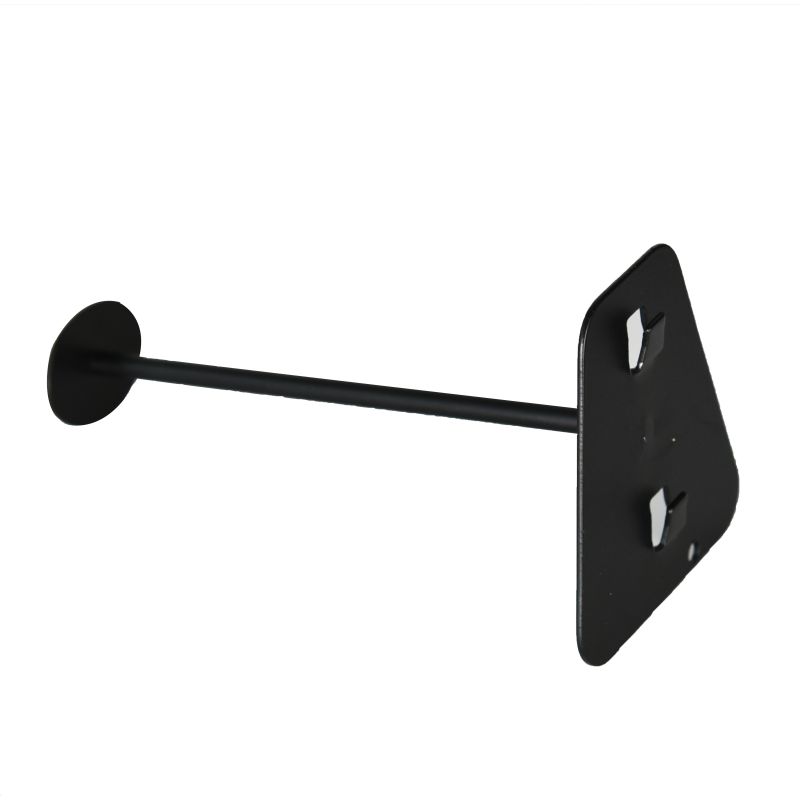 Utility Hook Fits for Perferated Plates.Display Showing Hook Hard Steel Anti Rust Blacked